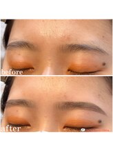 ビビデバビデ(Vivide Vavide)/ストレートアーチ眉で垢抜け