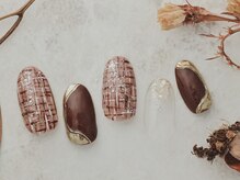 ネイルサロンアンドスクール ミュー(Nail Salon & school mieux)/ツイードネイル