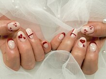 シェリ バイ リッシュ(Cheri by RICHE)/大人バレンタインネイル