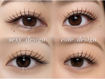 リーナ(LiNA Beauty Garden)の写真/【束感もナチュラルも、理想の目元へ。】高い技術でさまざまなデザインへ対応☆最新技術LED導入店◎
