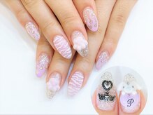 ネイルコレクション ピンク(Nail Collection Pink)/ジェル放題＋キャラ♪みるく・炎