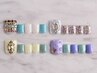 フットケア［甘皮］＋フットジェル［2本アート＋1色塗り］¥10450