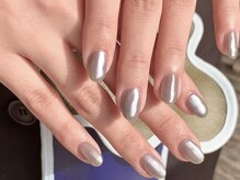 ネイルスペース ジェイズ ピンキー(NAIL SPACE J's PINKY)/グレーミラーネイル