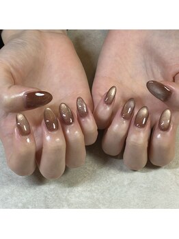 アール 海老名店(R)の写真/SNSでも大注目★艶ワンカラー/マグネット/豊富*ニュアンスデザインも◎「好き」を見つけて最高のネイルに♪