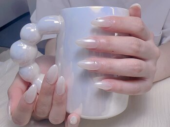 話題パールミラーネイル¥7,500♪