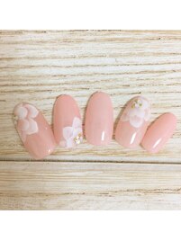 フラワーネイル￥8980