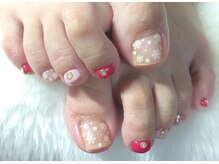 リエル(Riel)/雪の結晶＆マットネイル☆7300.