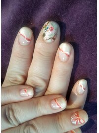 羽子板と水引アート