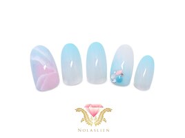 くすみパステル　ブルー　夏