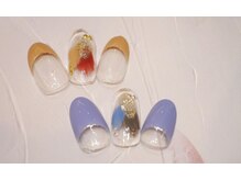 ブリオン 六本松店(Bullion)/塗りかけAutumnネイル