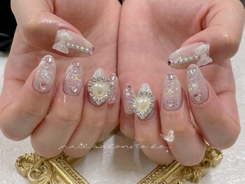 ネイルサロン トゥービー 御徒町上野(To Be)/パーツ付け放題コース8990円