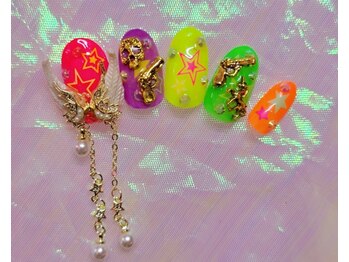 ジュエル ラ メール(Jewel la mer)/派手ネイル☆