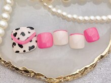 ネイルサロンフォーユー(for u)/ダルメシアンネイル¥7000