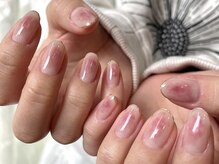 アメリアンドカシェット(Amelie&Cachette)/桃チークネイル：maika