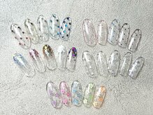 ビューティフルムーン ネイル 本厚木(Beautiful Moon Nail)/＊ホロ/ホイール/フレークネイル