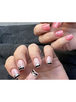 手描きアートが得意なサロン