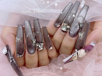 アリーズ(Allies)/黒ワンホンネイル