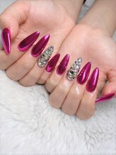 Snappy Nails＆Eyes 木更津店　【スナッピーネイルズ＆アイ　キサラズ】/スカルプ4本アート