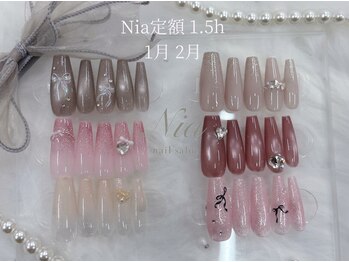 ニア ネイルサロン 大阪駅前第2ビル(Nia)/Nia定額1.5hコース 1月2月