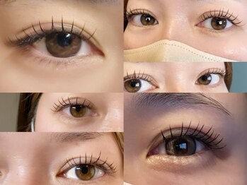 トゥリープ ネイルズ(Tureep Nails)の写真/【自まつ毛の負担が少ないフラットラッシュ】派手過ぎない/自然な印象的な目元/ナチュラル派の方におすすめ
