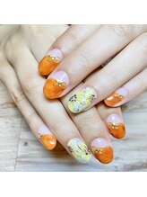 クリーク(CREEK)/定額フラワーネイル・ひまわり