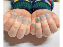 健康美爪 ネイルアンドアイラッシュ/シンプルグラデーション