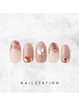 ネイルステーション ルミネ横浜店(NAIL STATION)/クリスマスネイル／パラジェル