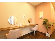 アイラッシュアネラ 秋田店(ANELA)の雰囲気(お化粧直しのスペースもございます☆このままお出掛けも♪)