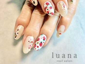 ルアナ(luana)/いちごネイル★