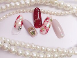 フラワーネイル選べる定額￥7000