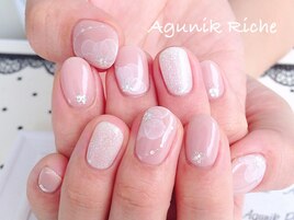 【水彩ネイル】