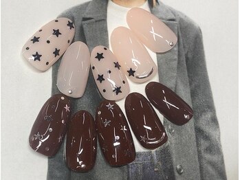 ネイルサロン キャンディネイル(Candy Nail)/星ネイル¥5500by神田