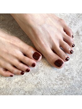 プライベートネイルサロン キャンバス(CANVAS)/フットネイル シンプル