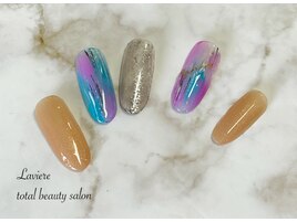夏ニュアンスネイル