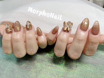 モルフォネイル(Morpho nail)/#ワンカラーネイル