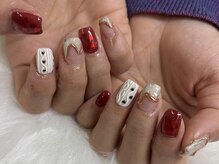 ベーシック ネイルウィザードアカデミー 本厚木店(Basic×NailWizardAcademy)/ニットネイル