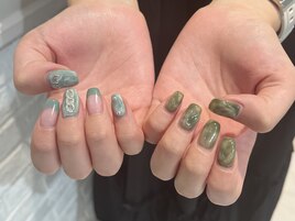 ちぐはぐネイル