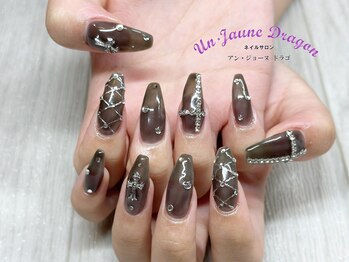 アン ジョーヌドラゴ/【自爪ネイル】ブラックネイル