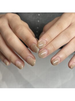 ミントリーフ バイ リート(Mint leaf by Reat)/グレージュグラデーション