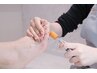 【集中ケアコース】足裏角質処理＋ネイルケアコース約80分