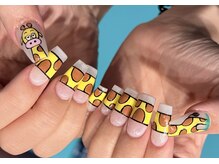 クレイジーネイルズアンドアイ(CRAZY NAIL'S&EYE)/【手描き】発想100点キリンさん