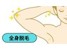 【メンズ脱毛】8月限定　全身脱毛(ひげorVIO)  ￥12,980