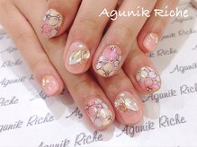 アグニークリッシェ(Agunik Riche)/【花柄ネイル】