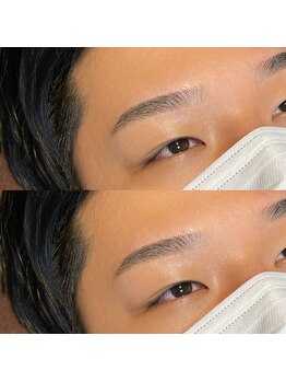 ビューステージ アイブロウサロン 博多/メンズ★ストレート眉