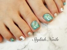スタイリッシュネイルズ(Stylish Nails)/天然石風フットジェル