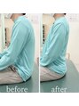 多摩 唐木田整体室&nbsp;新保が施術した猫背調整のビフォーアフターです！！