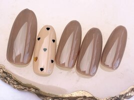 バレンタインネイル¥4980