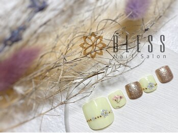 ブレス 仙台駅前本店(BLESS)/大人かわいいフラワーネイル
