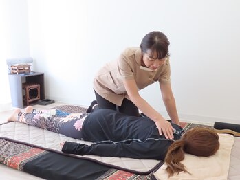 健美/ご来店の流れ～上半身リンパ～