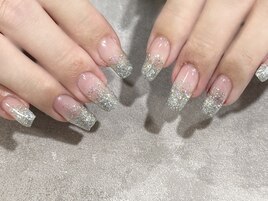 ラメグラデnail